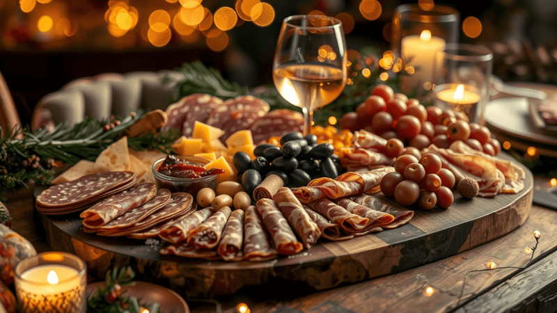 Charcuterie Presentation & Entertainment: