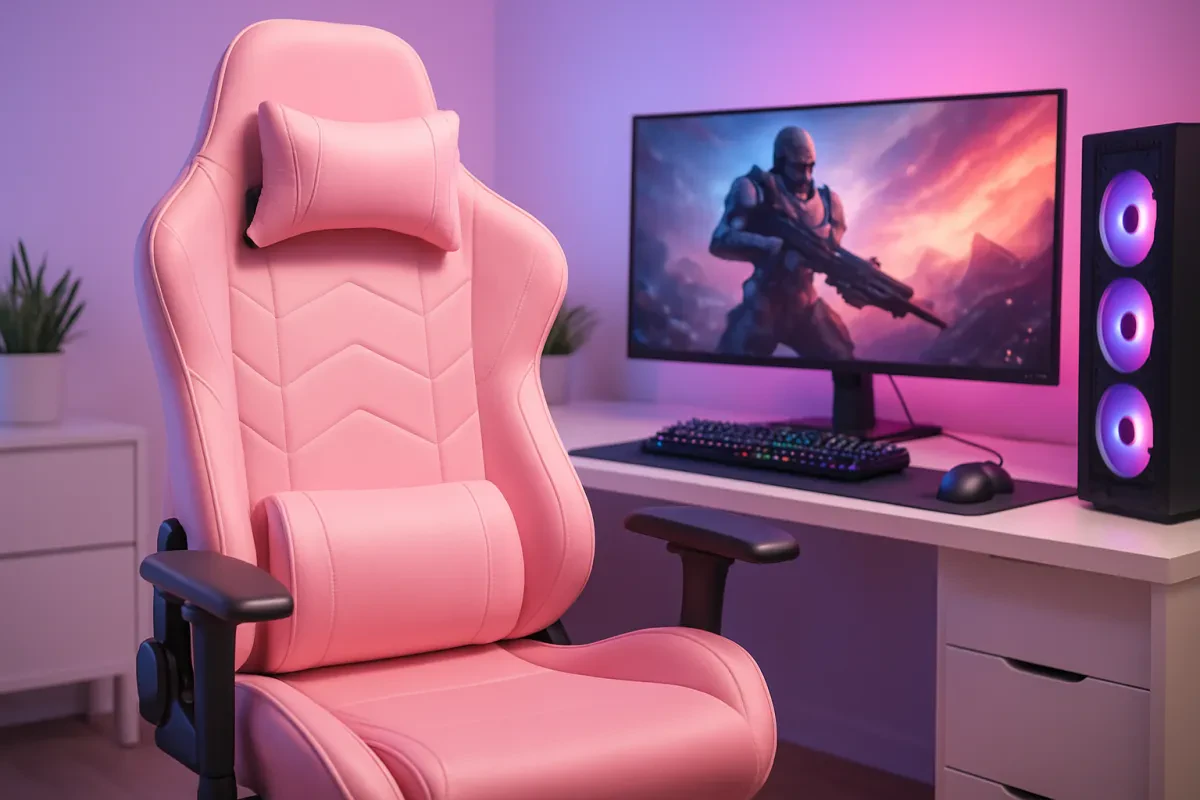 Level Up Comfort with a Pink Gaming Chair