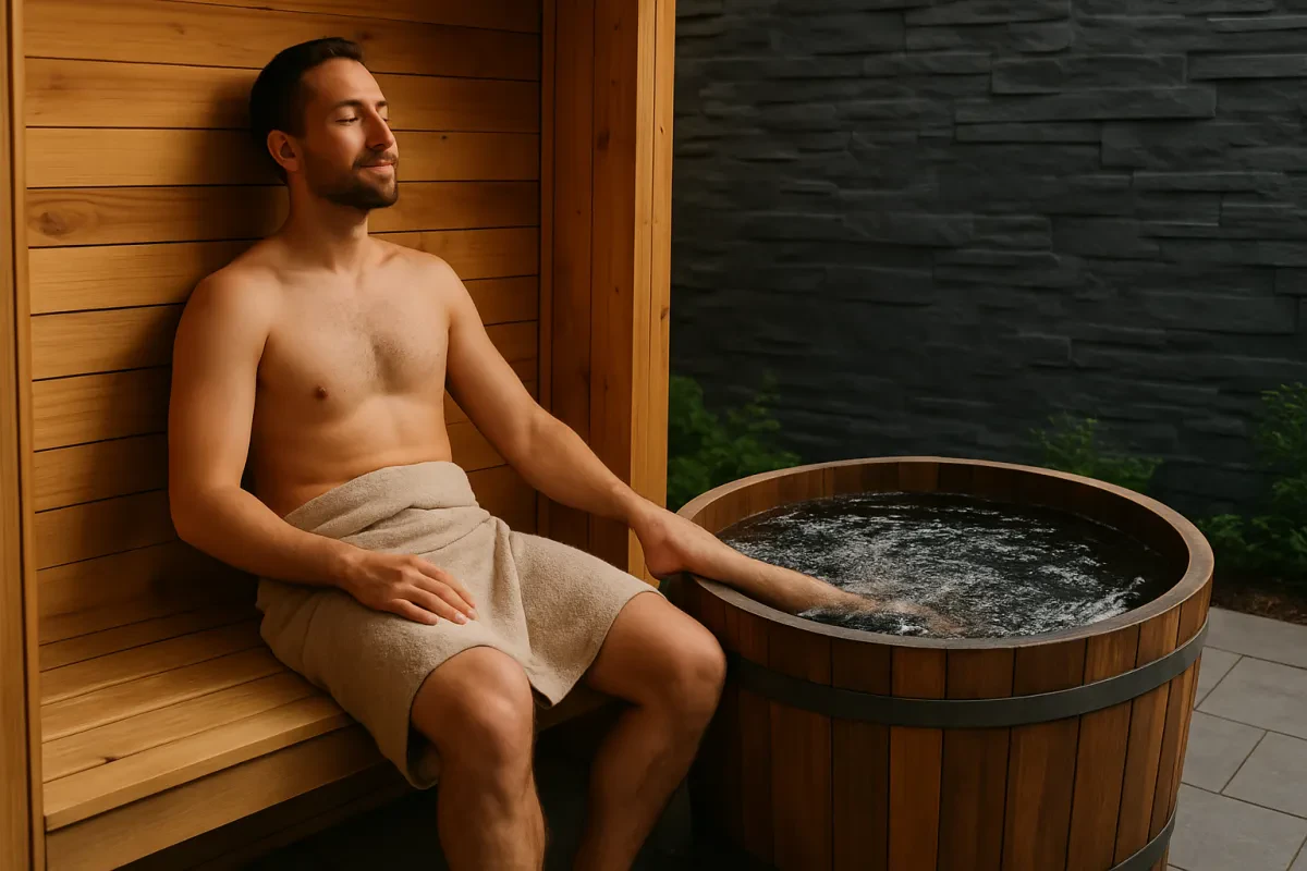 Sauna and Plunge: The Ultimate Relaxation Combo