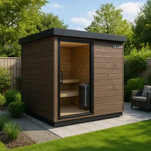 Elevate your outdoor space with a stylish and relaxing sauna experience