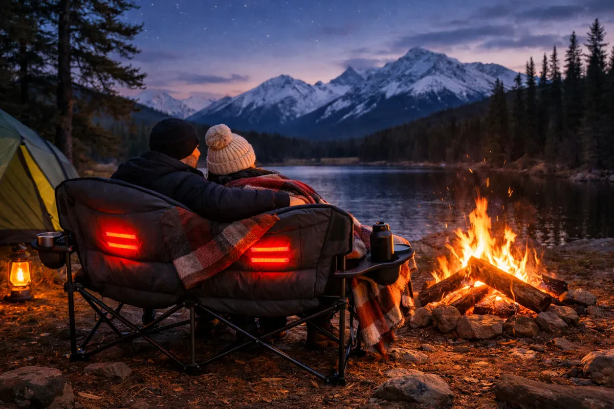 Cozy Up with a Heated Double Camping Chair