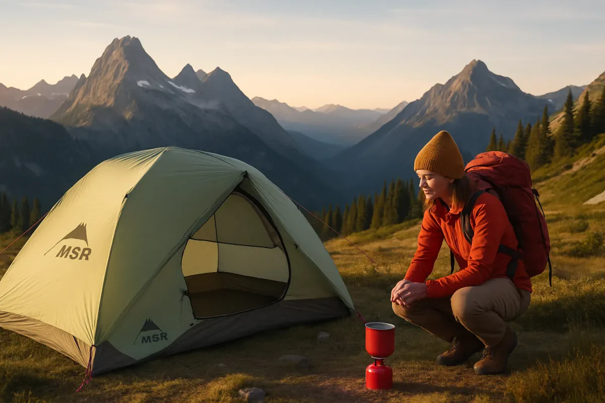 Explore the freedom of solo camping with the MSR Hubba Hubba tent Lightweight Solo Adventure with MSR Hubba Hubba
