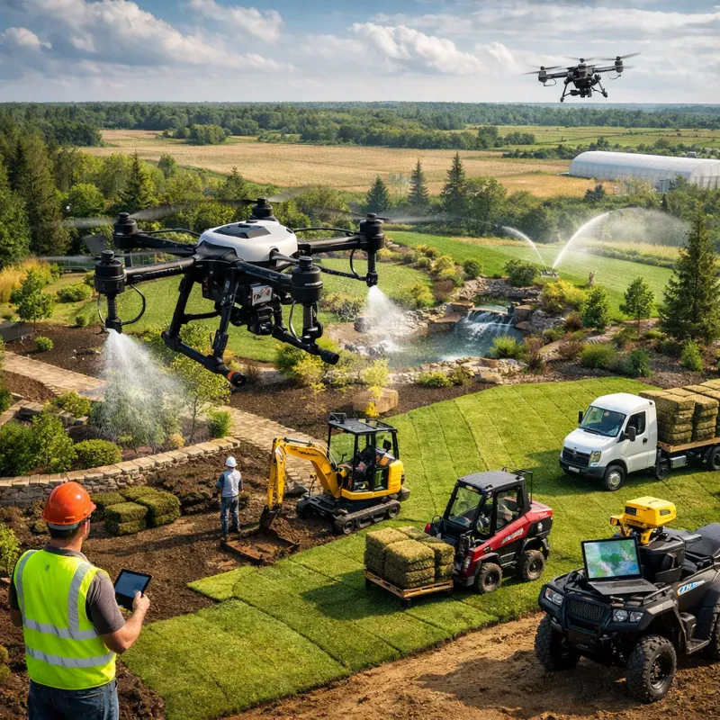 How Drones are Changing the Game for Landscaping Businesses