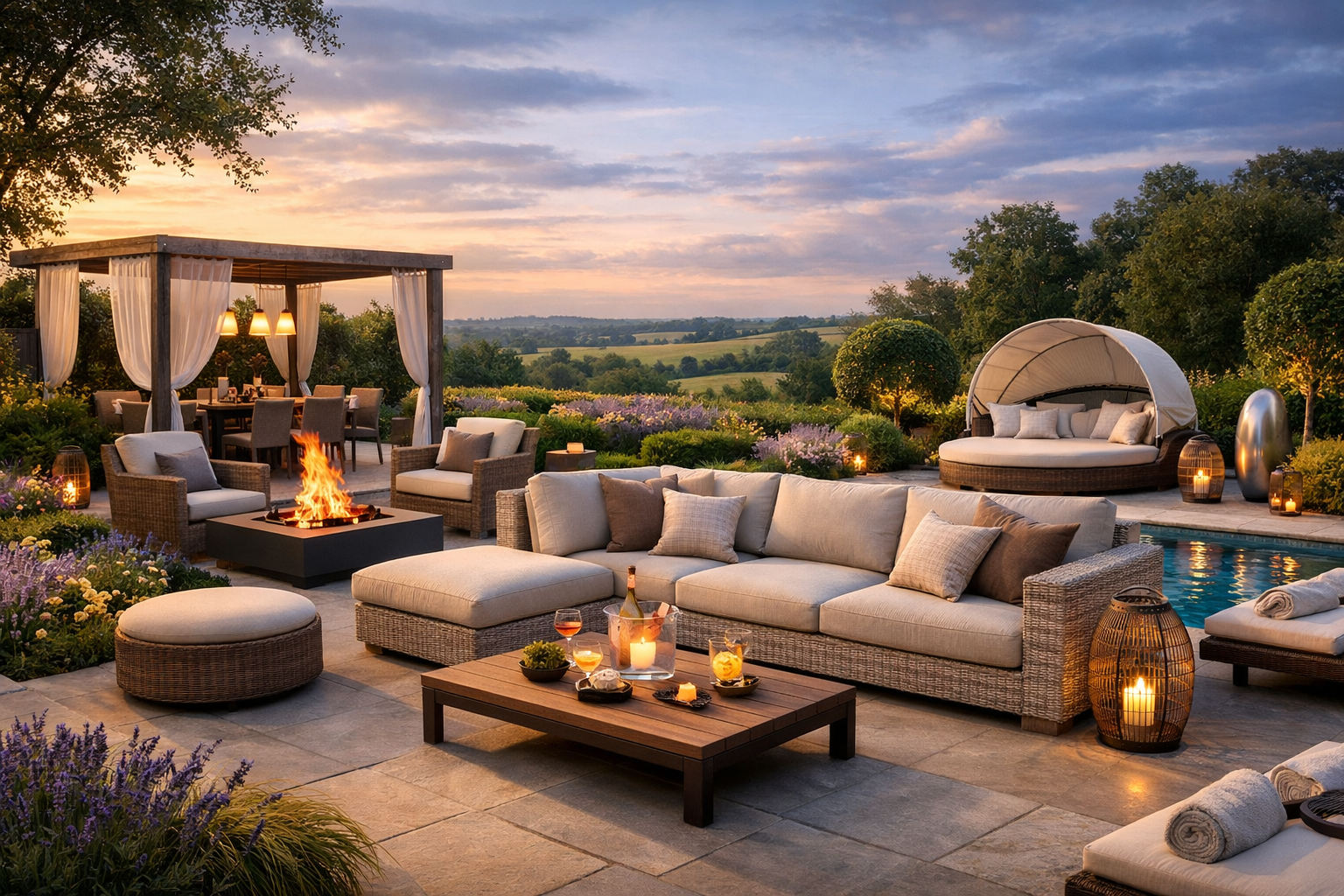 Luxury Outdoor Living Garden Furniture Ideas For UK Residents
