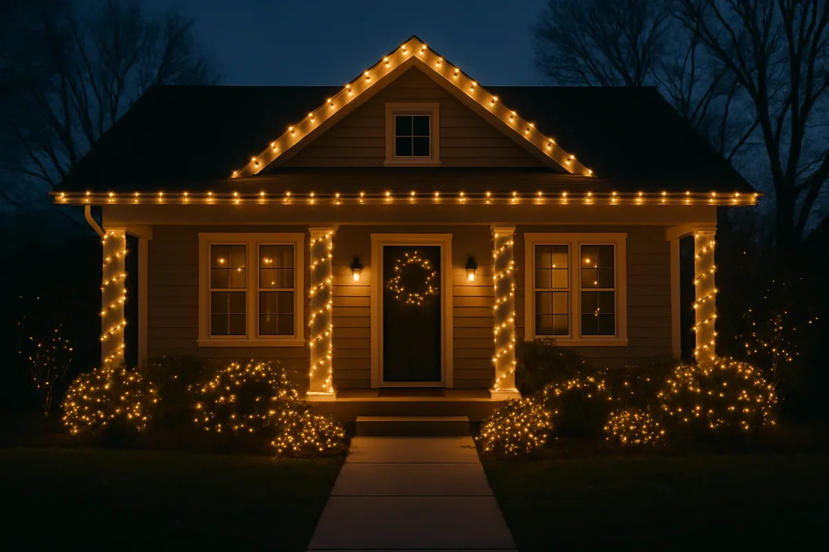 Brighten Your Home with Xmas Lights Outdoors