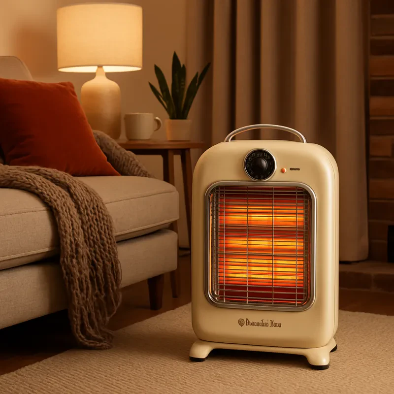 Experience warmth and style all winter long with this charming heater