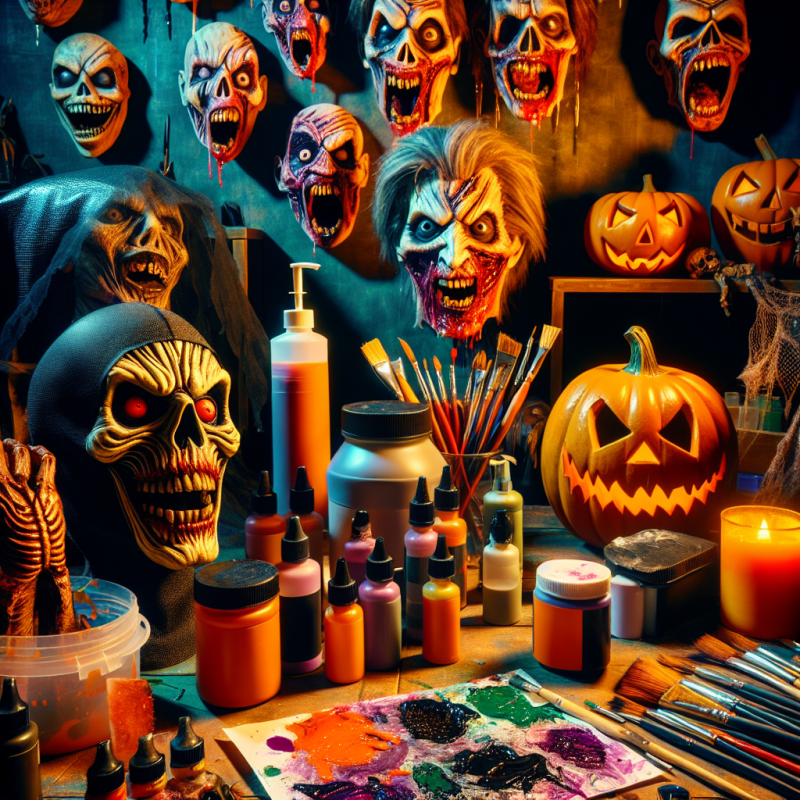 Latex liquid, a versatile and essential material, is a staple in the realm of Halloween makeup and decorations...