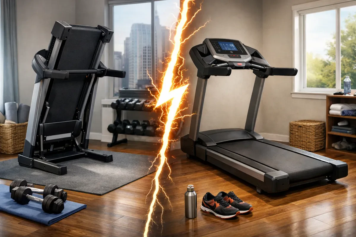 Folding vs Non-Folding Treadmill: Space Saving Showdown