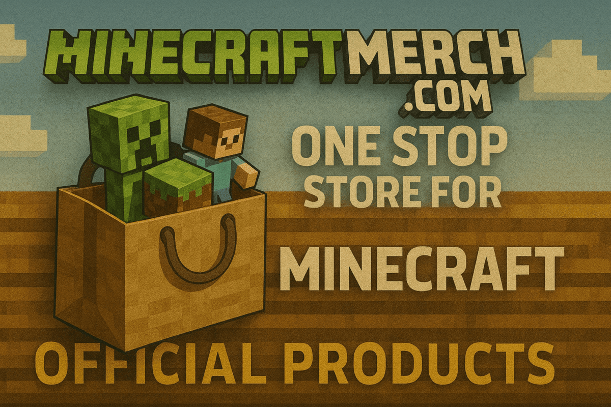 MinecraftMerch.com — Your Ultimate One-Stop Minecraft Store for Official Gear, Toys & Collectibles