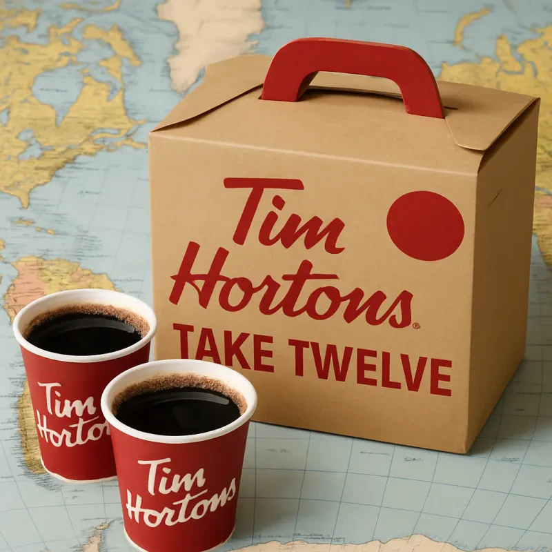 Find out what you’ll pay for Tim Hortons' Take-12 coffee boxes around the world