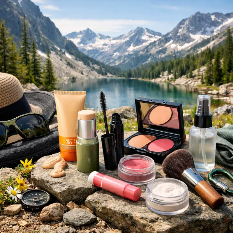 Makeup that lasts and shines while you explore the great outdoors