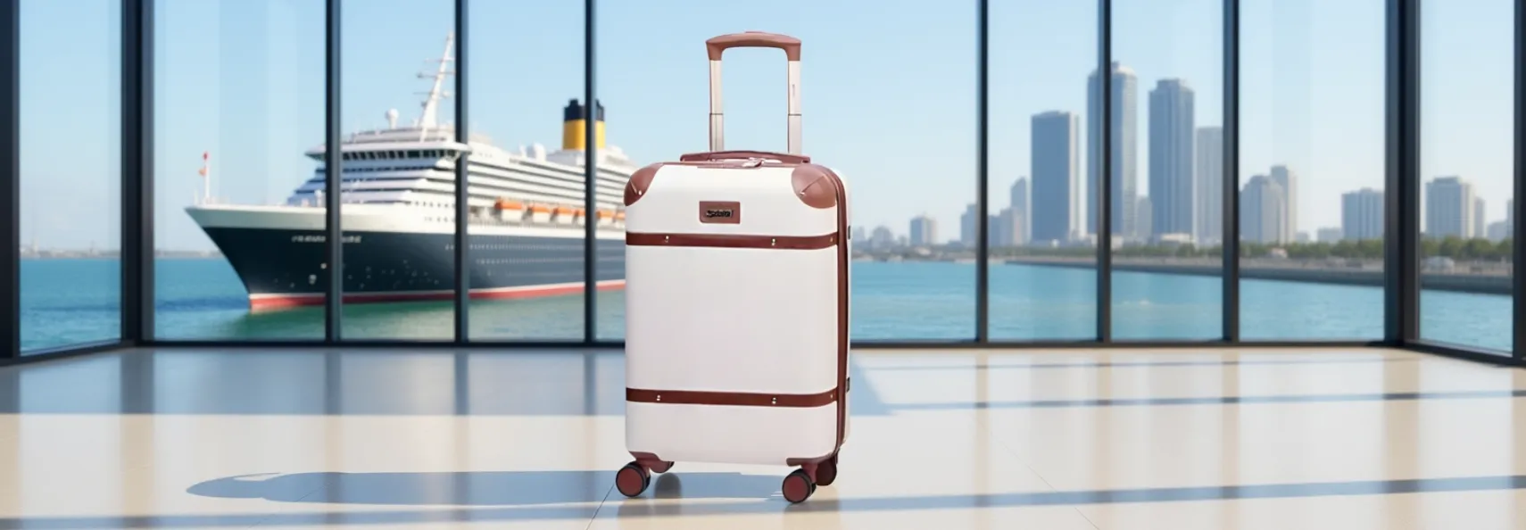 An expert review of the Aerolite Ultra Quiet Carry On Suitcase (55x35x20 cm) from The Essential Cruise Shop.