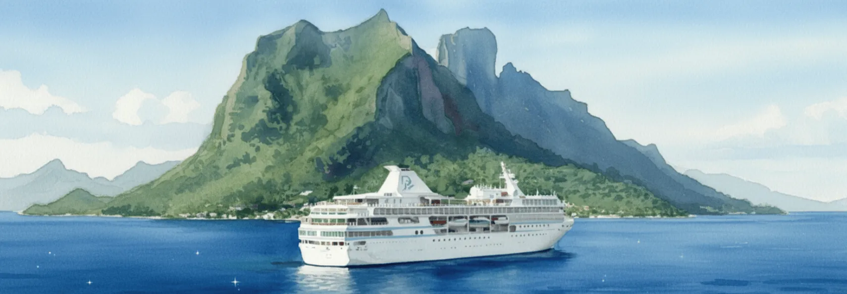 The Essential Cruise Shop's expert guide to Paul Gauguin Cruises, featuring one of their signature cruise ships.