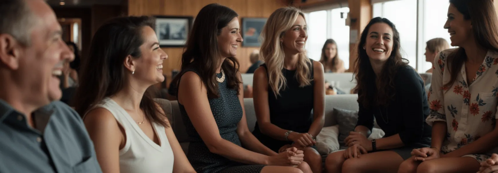 A collage of Viking cruise ship destinations and onboard experiences.