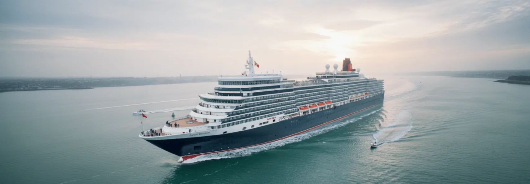 The Essential Cruise Shop's expert guide to Cunard, featuring one of their signature cruise ships.