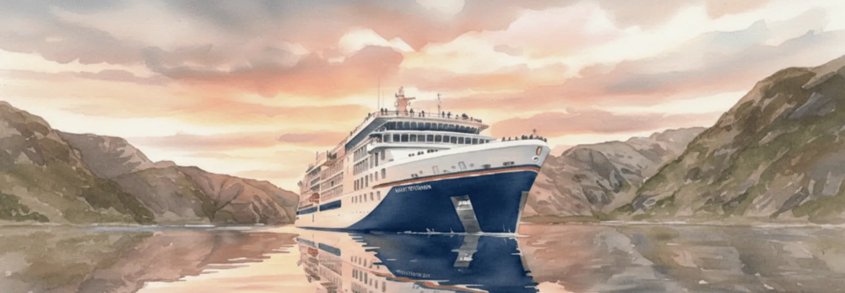 The Essential Cruise Shop's expert guide to Hapag-Lloyd Cruises, featuring one of their signature cruise ships.
