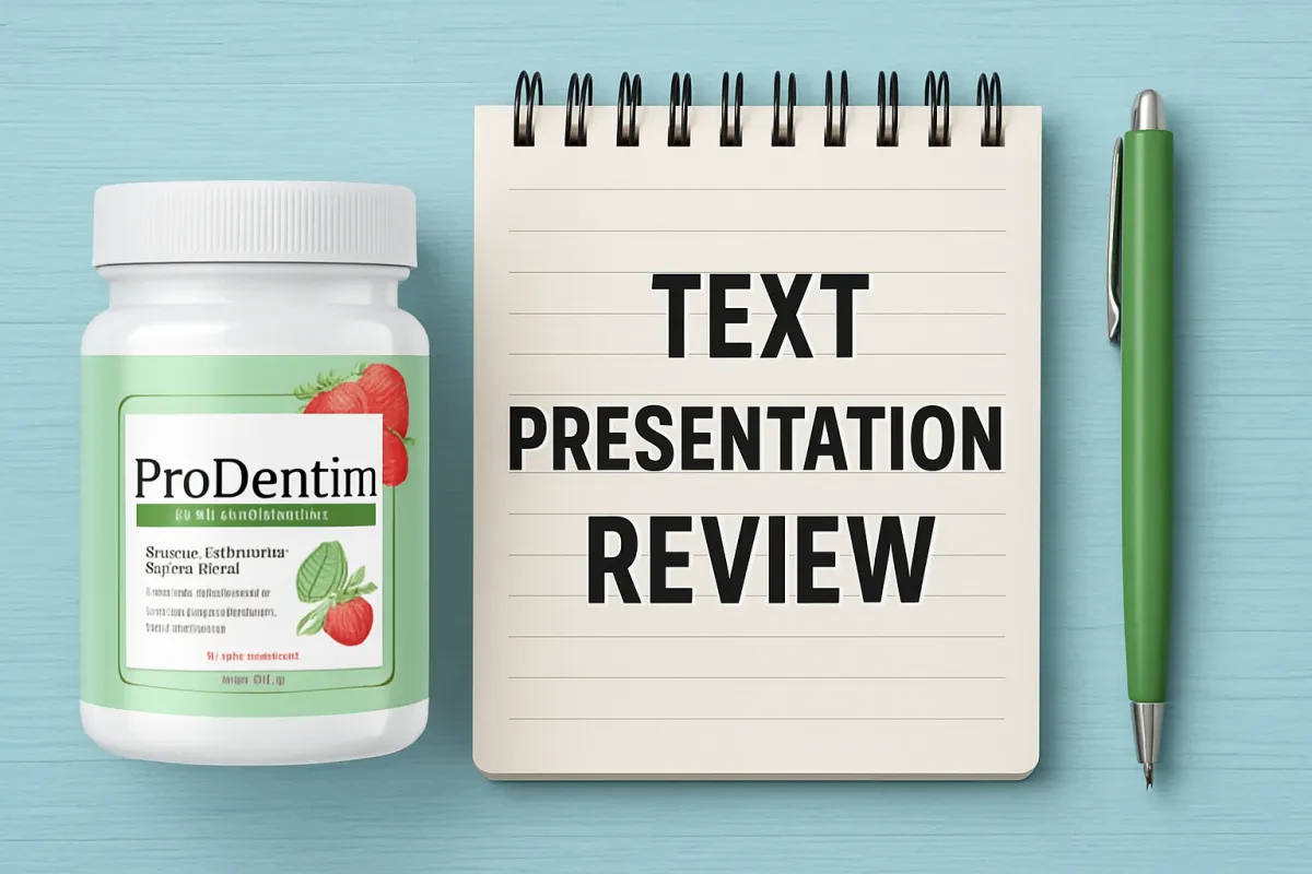 ProDentim Text Presentation Review
