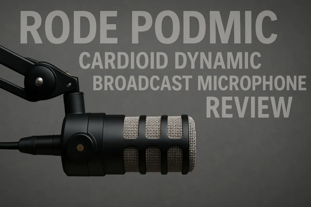 Rode PodMic Cardioid Dynamic Broadcast Microphone Review