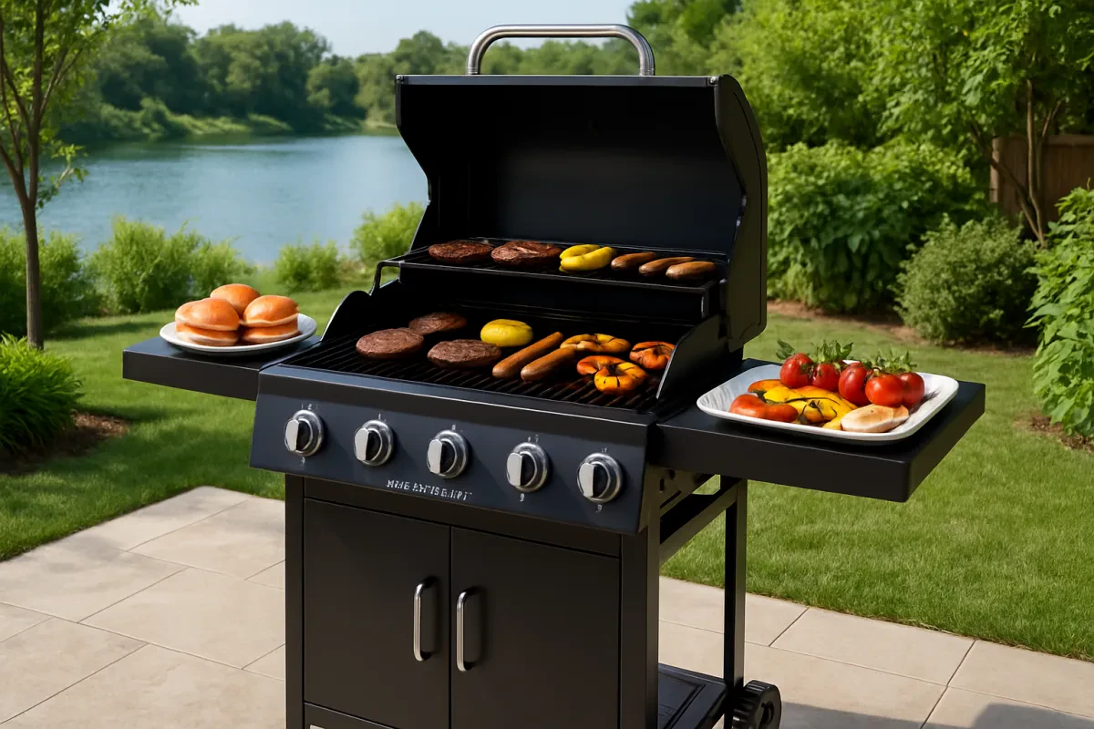 Grill Anywhere with Sophia & William 4-Burner