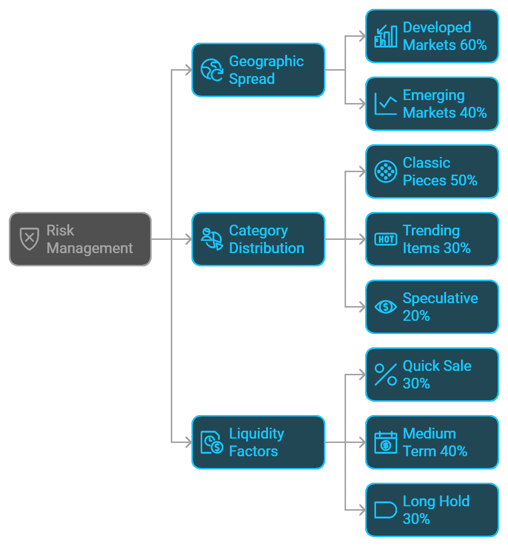 Risk management for investment jewelry