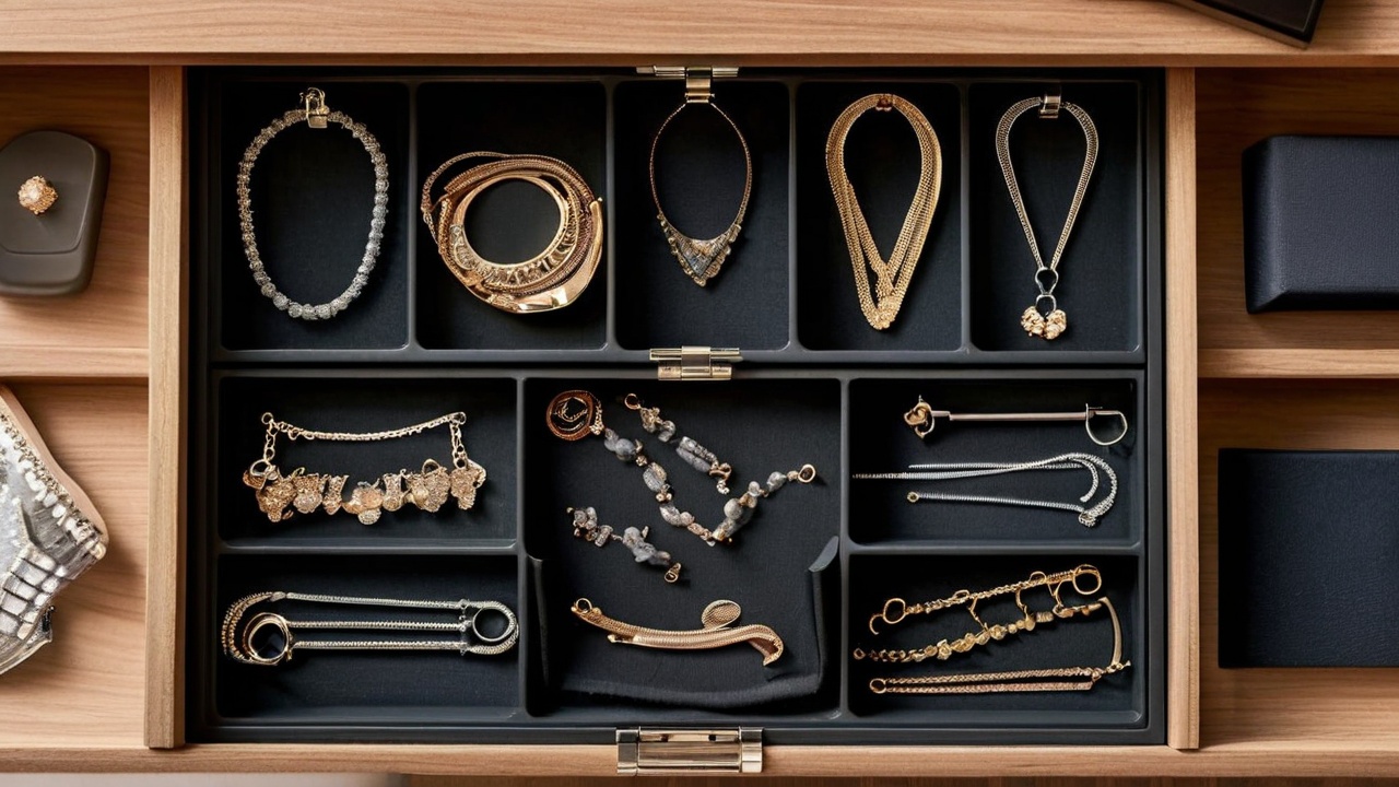 Organized jewelry storage solution 