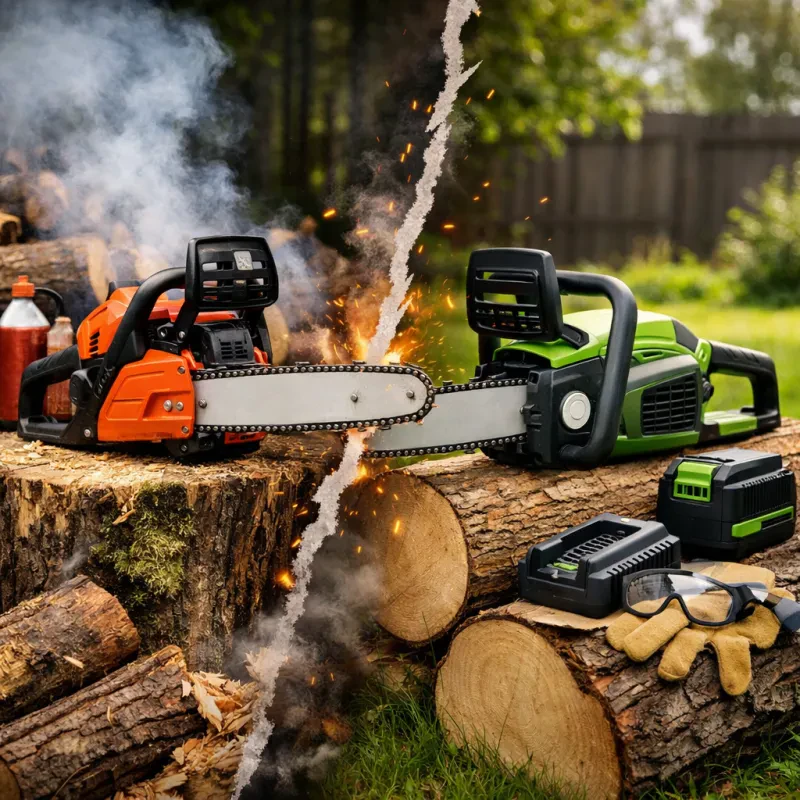 Choosing Between Gas and Battery Chainsaws Made Simple