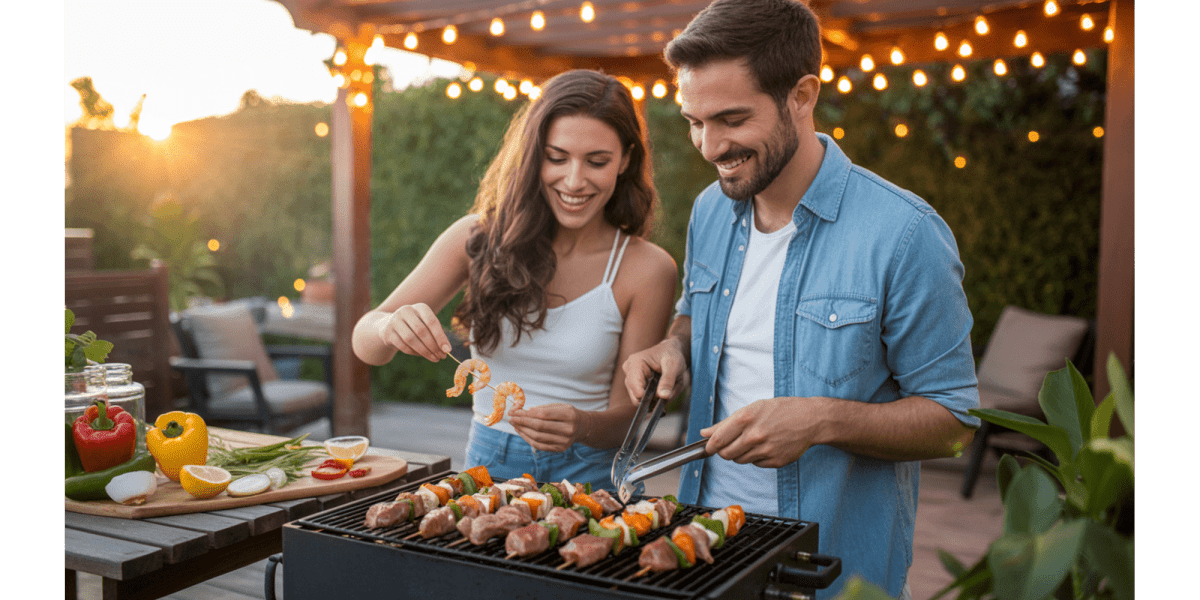 Grilled Steak and Shrimp Kabobs Recipe