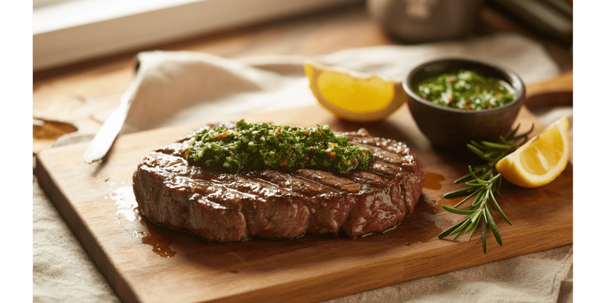 🥩 Grilled Chimichurri Steak Recipe