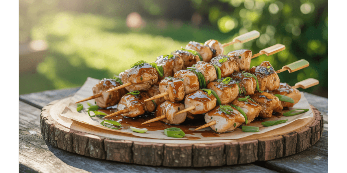 Summer Grilled Chicken Yakitori Recipe