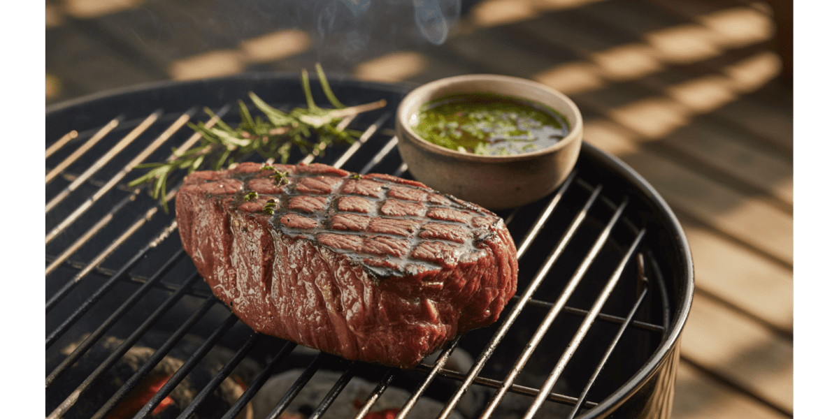 Delicious Grilled London Broil with Garlic-Herb Marinade
