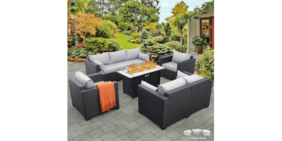 Chill & Grill in Style: Rattaner Fire Pit Patio Set Review