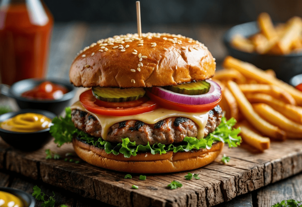 The Ultimate Grilled Pork Burger: Juicy, Flavor-Packed, and Easy