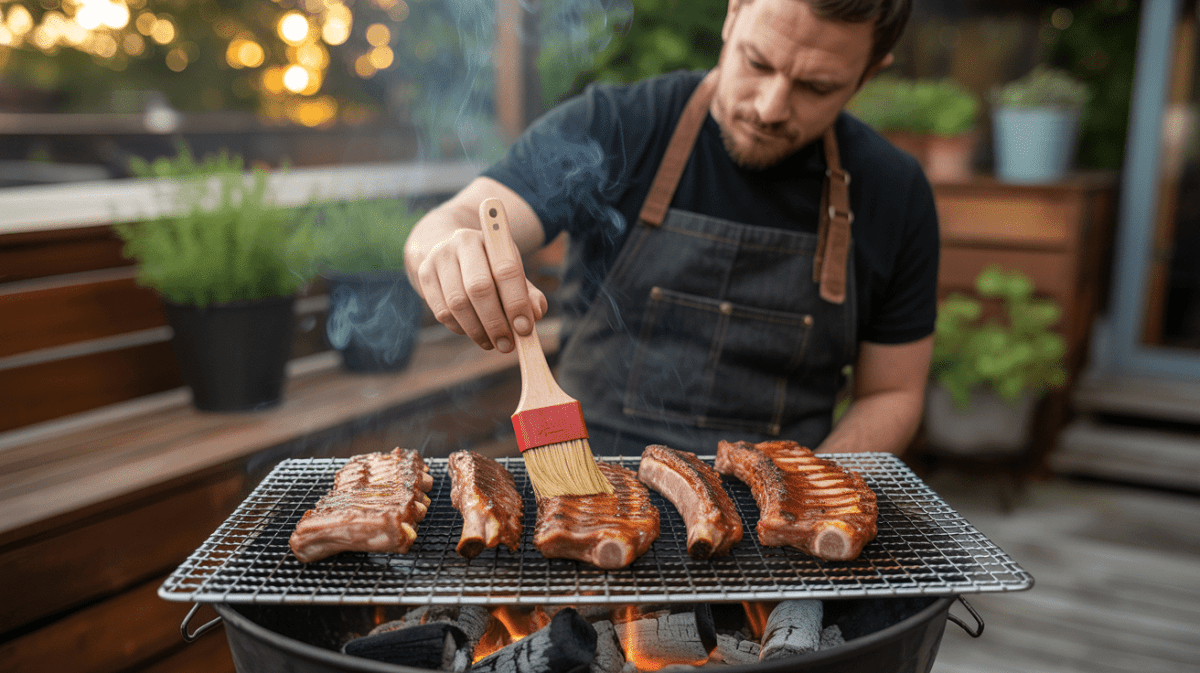 Asian-Inspired Grilled Pork Ribs with a Soy-Ginger Glaze