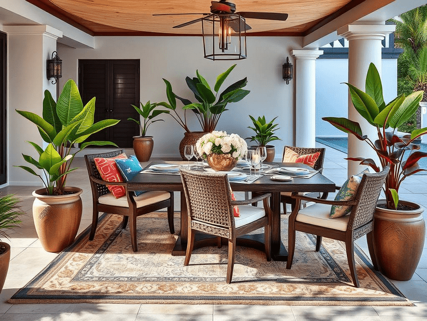 How to Create an Outdoor Dining Area That Feels Like a Resort