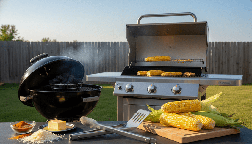 Grilled Corn: 5 Ways (Butter, Chili Lime, Parmesan & More)