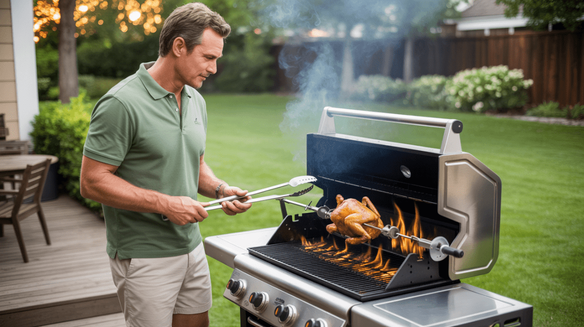How to Grill Using a Rotisserie: Backyard Grilling Pros