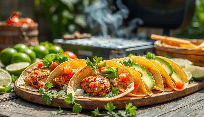 How to Grill Cilantro Chicken Tacos