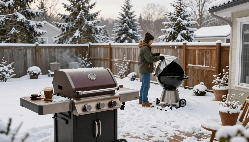 How to Prep Your Backyard Grill Area for Winter Cooking