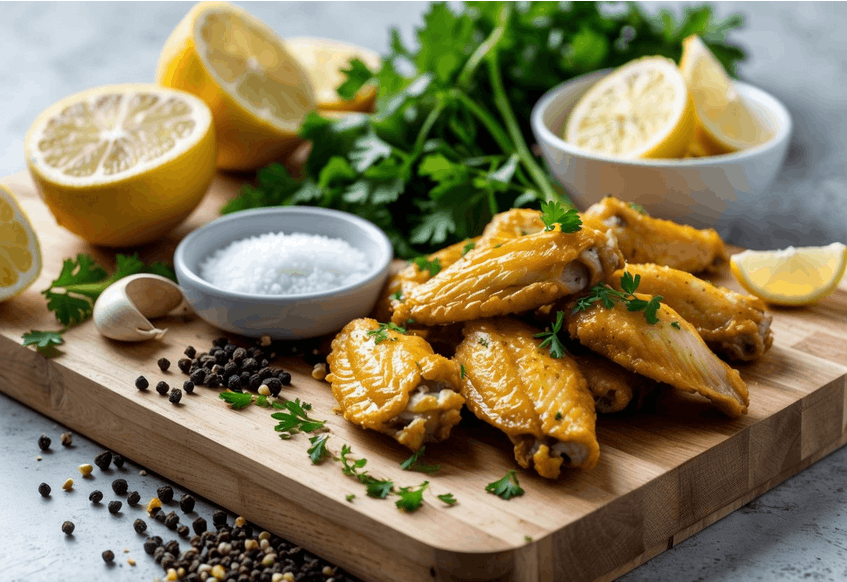 Zesty Lemon Pepper Chicken Wings Recipe