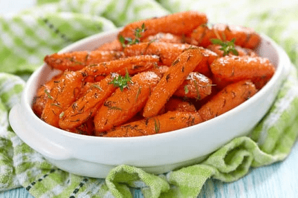 Honey Balsamic Glazed Carrots