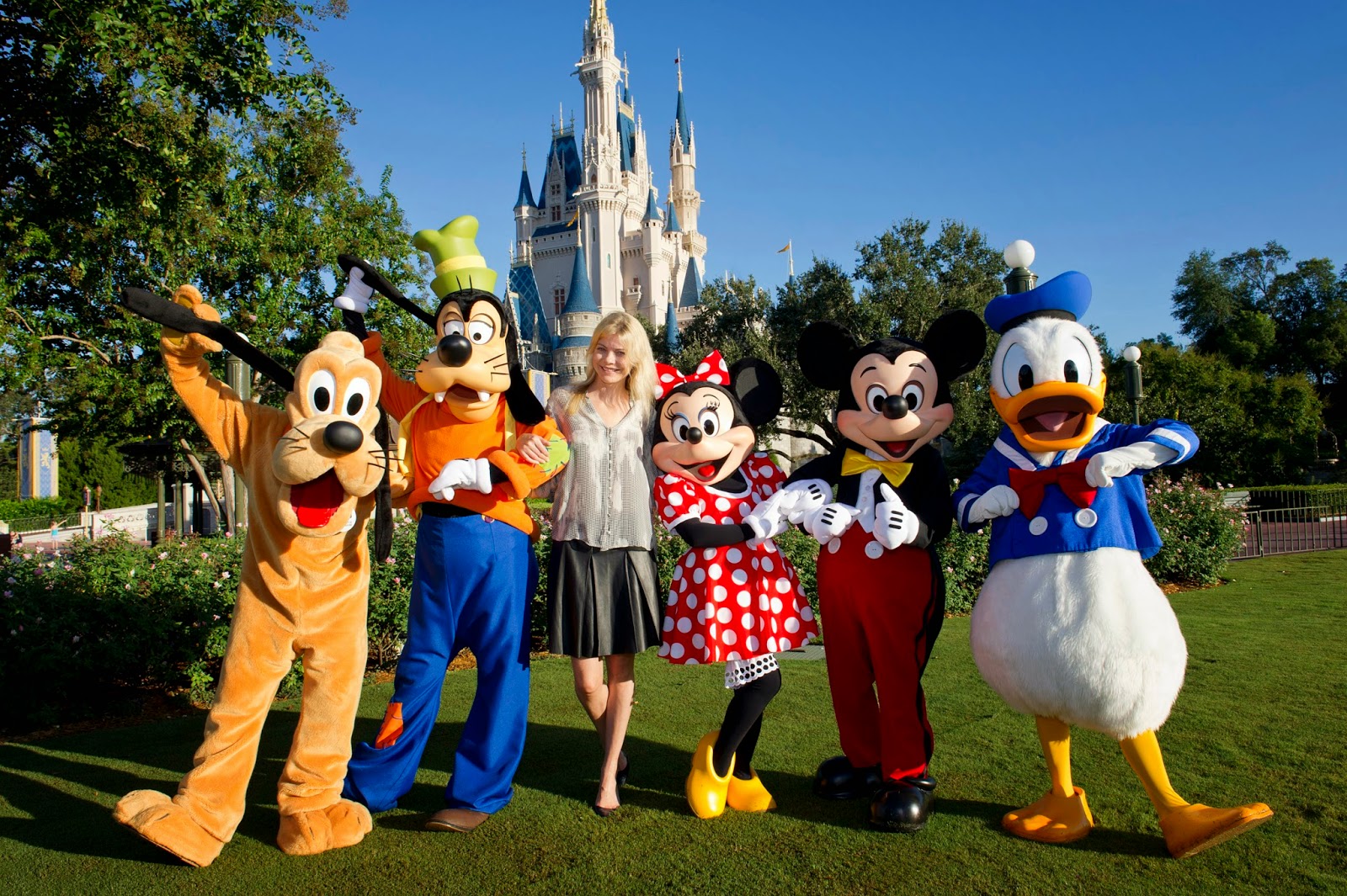 Meeting the characters at Disney World