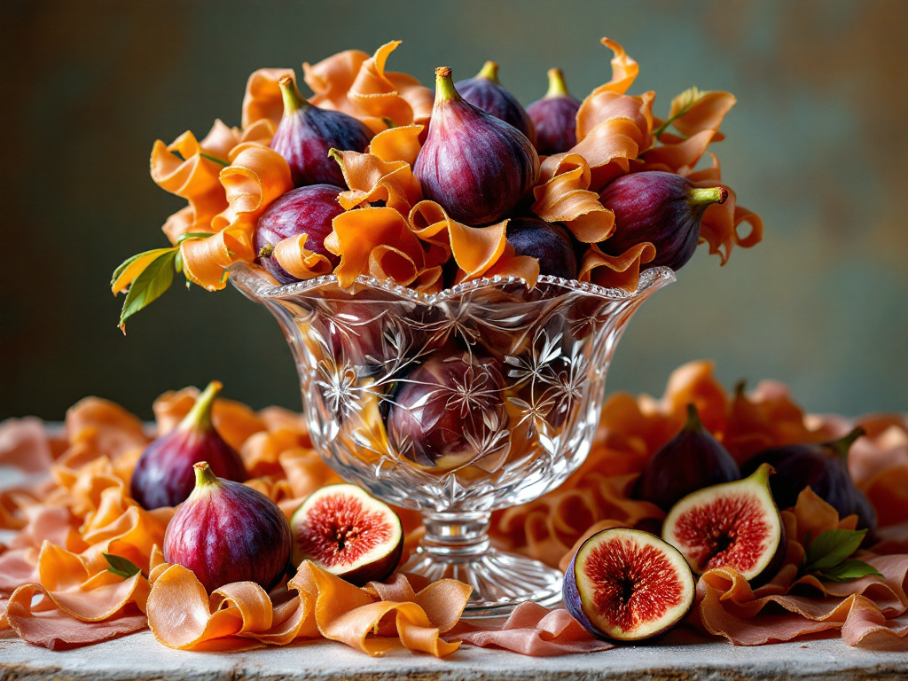 Delight in a flavorful combination of sweet figs and savory prosciutto - The perfect pizza base