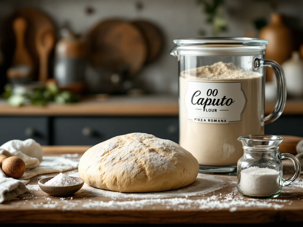 High-quality flour, water, salt, and yeast.