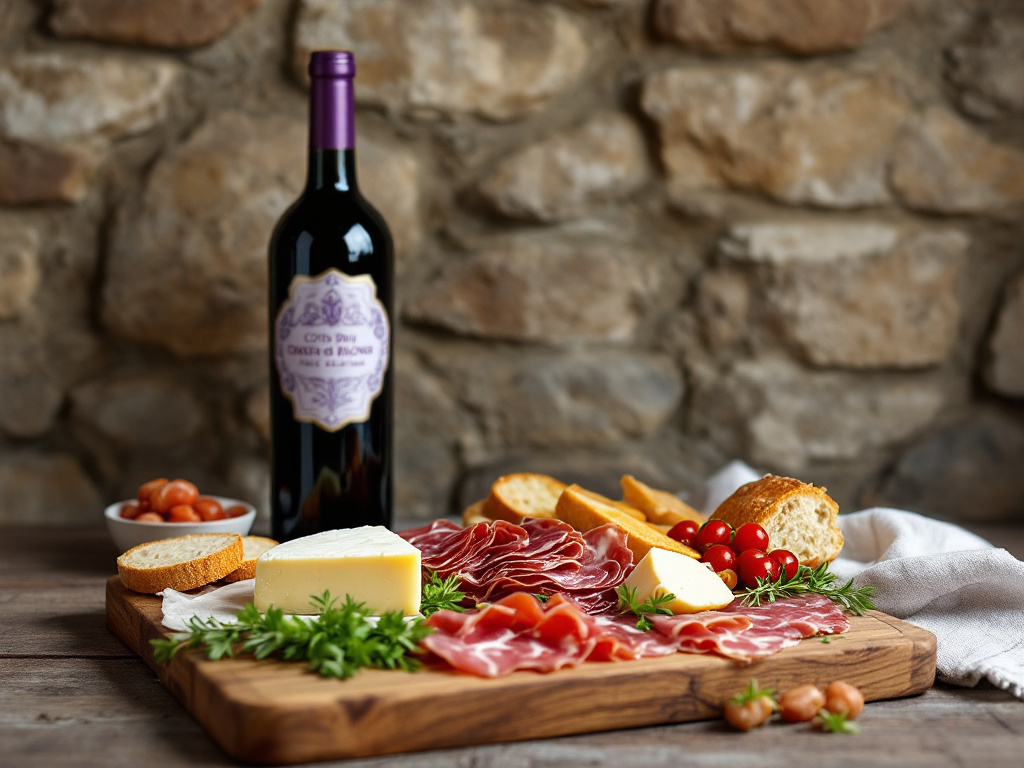  Côtes du Rhône: The bold and complex pairing for your charcuterie board.
