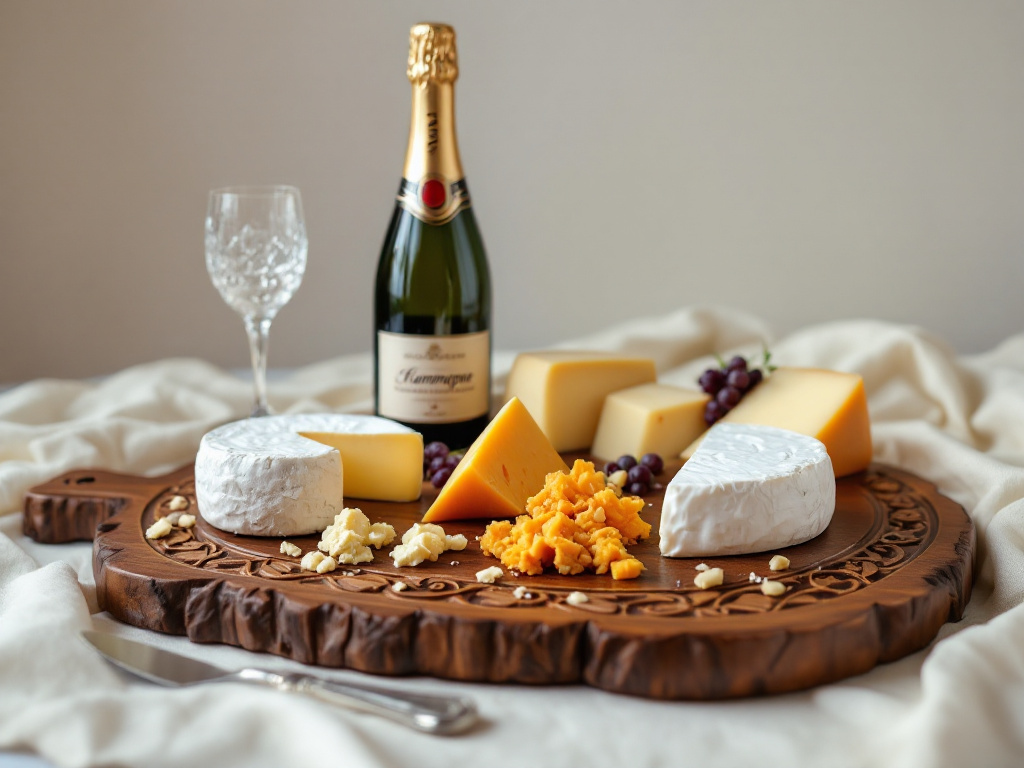 A step-by-step guide to creating the perfect cheese board, with visual instructions and tips.