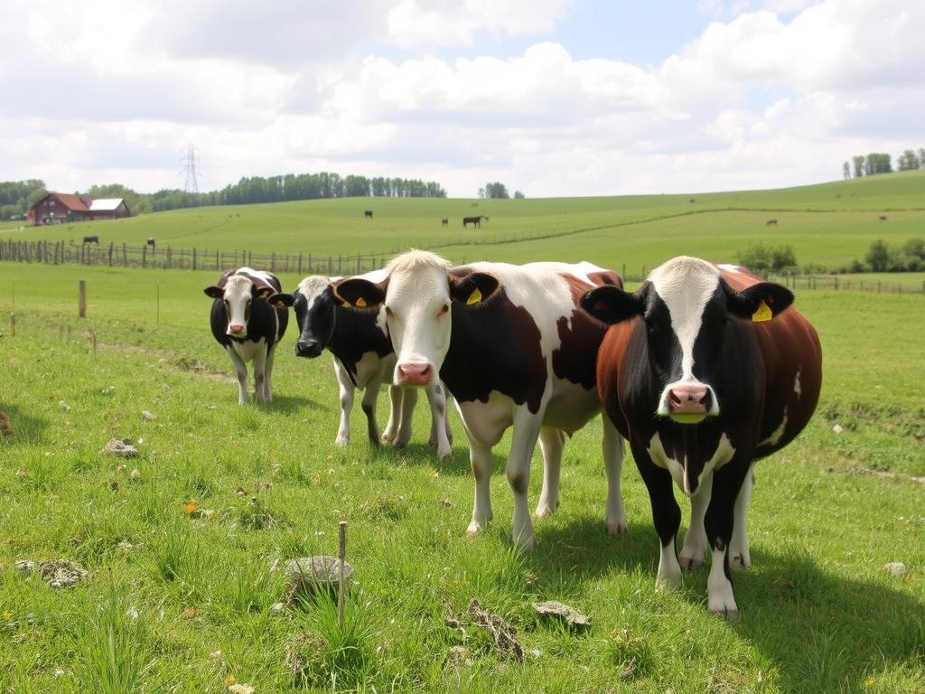 Salers cows produce rich milk that tastes tike the mountains