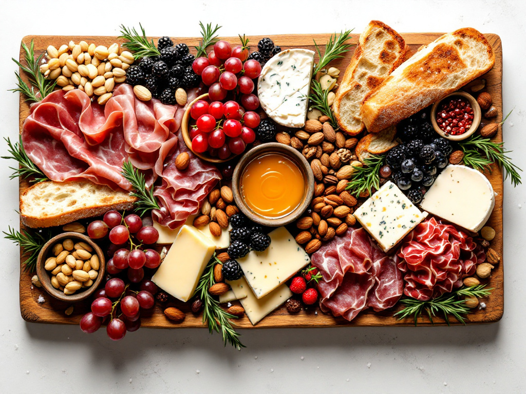 Crunchy Nuts and Savory Breads For a touch of flavor, try roasting your nuts with a sprinkle of sea salt or a dusting of smoked paprika.