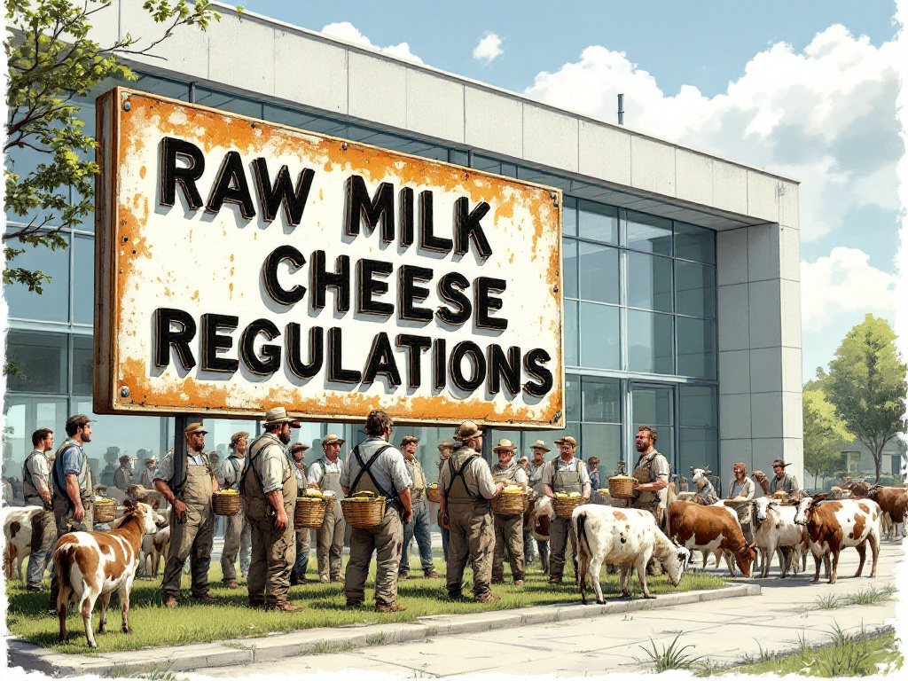 A visual representation of Raw Milk Cheese Regulations