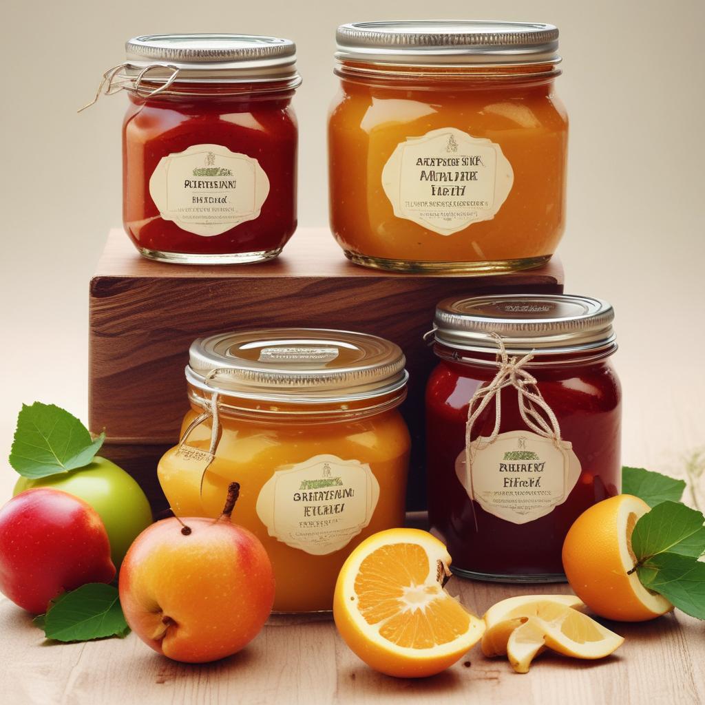 Artisan fruit preserves and honey