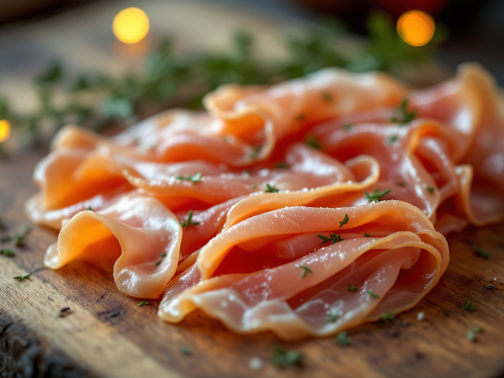 Prosciutto di San Daniele, with its robust flavor and distinctive aroma.